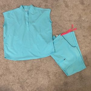 Figs Rafaela top,  yoga bottoms. Size small